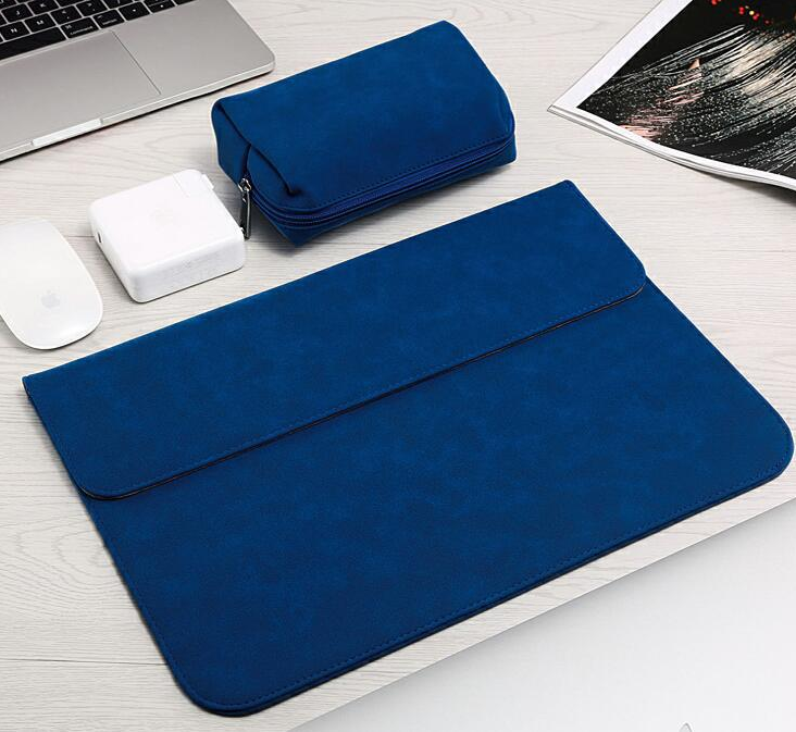 Slim Leather Laptop Sleeve & Protective Carrying Case