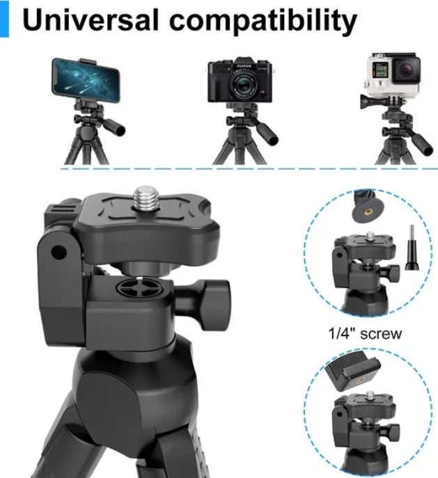 Flexible 360° Phone Tripod with Wireless Remote