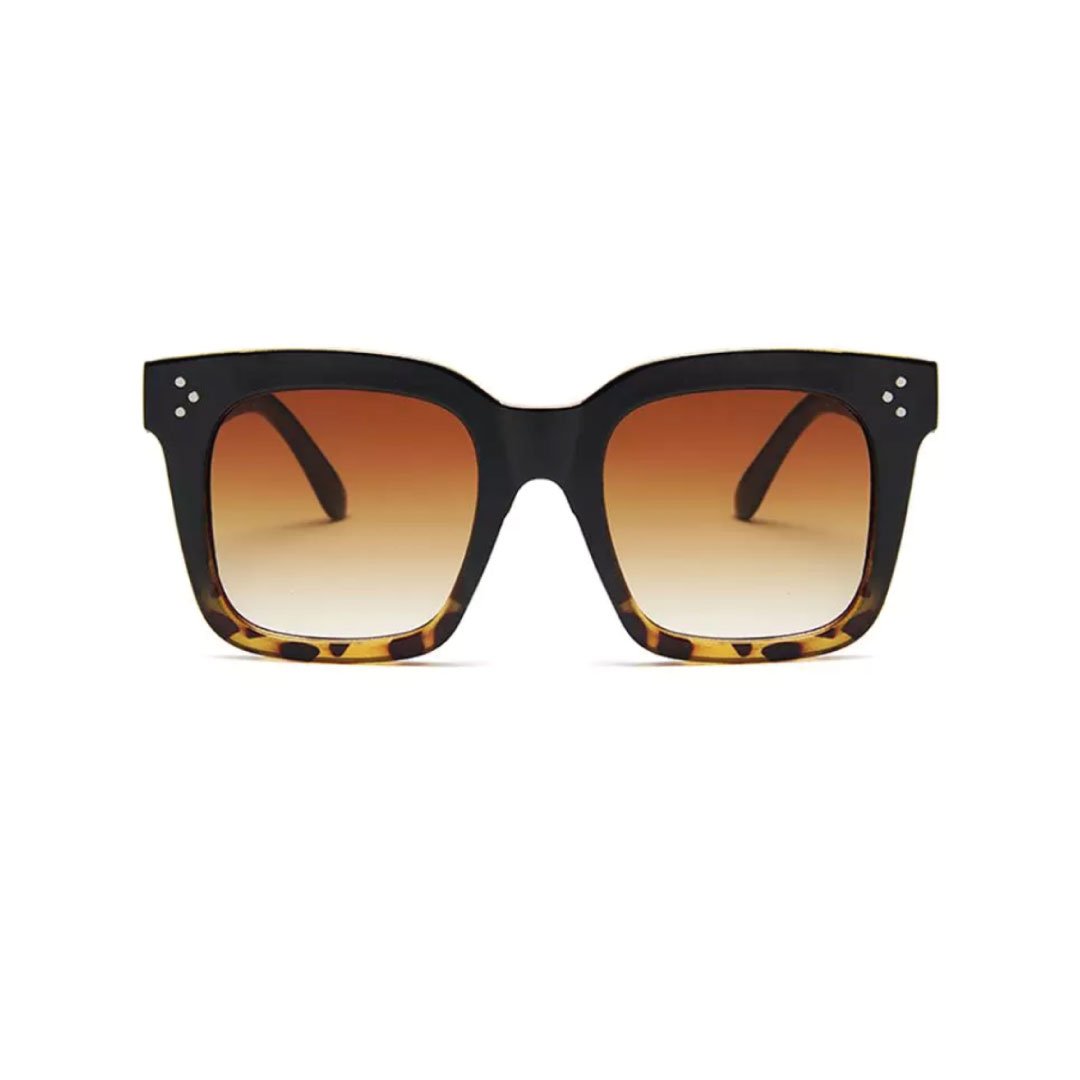 Adele Square Sunglasses with Protective Case