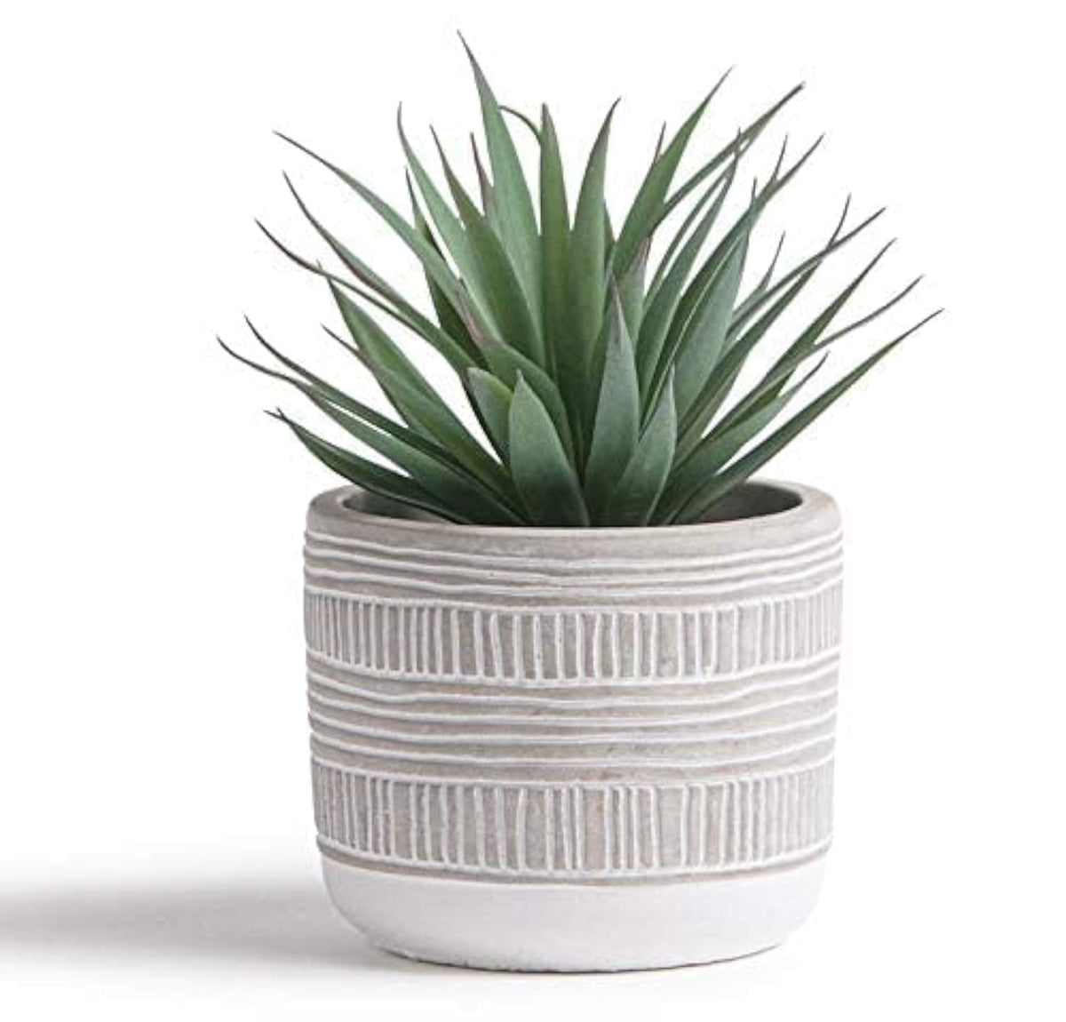 Faux Succulent in Ceramic Pot