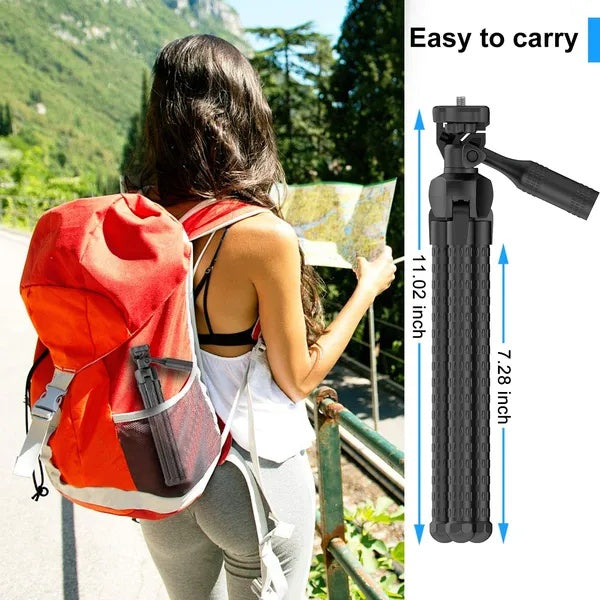 Flexible 360° Phone Tripod with Wireless Remote
