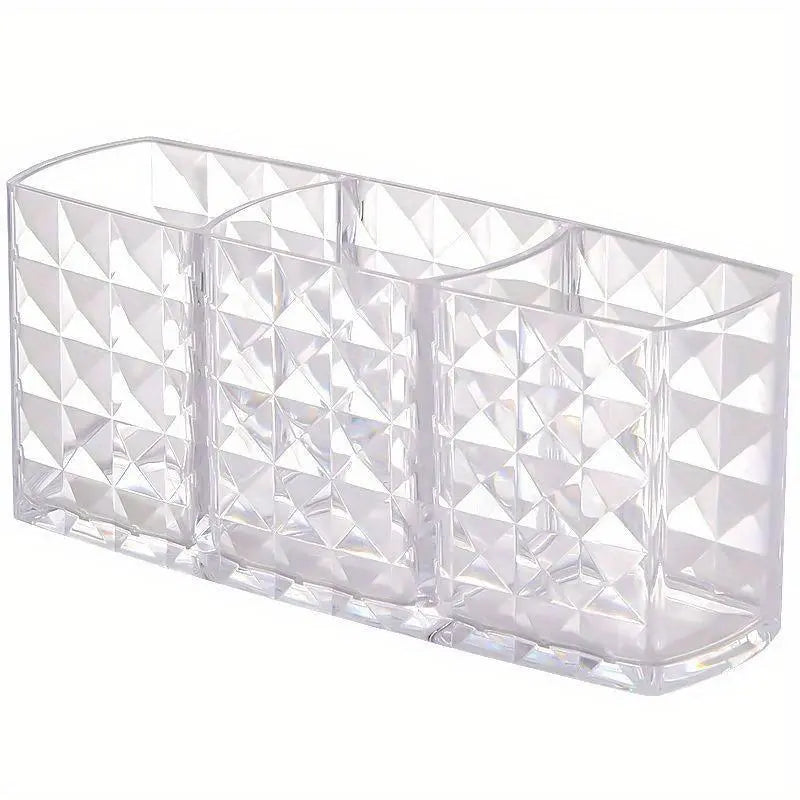 Crystal Clear Acrylic Makeup & Vanity Organizer