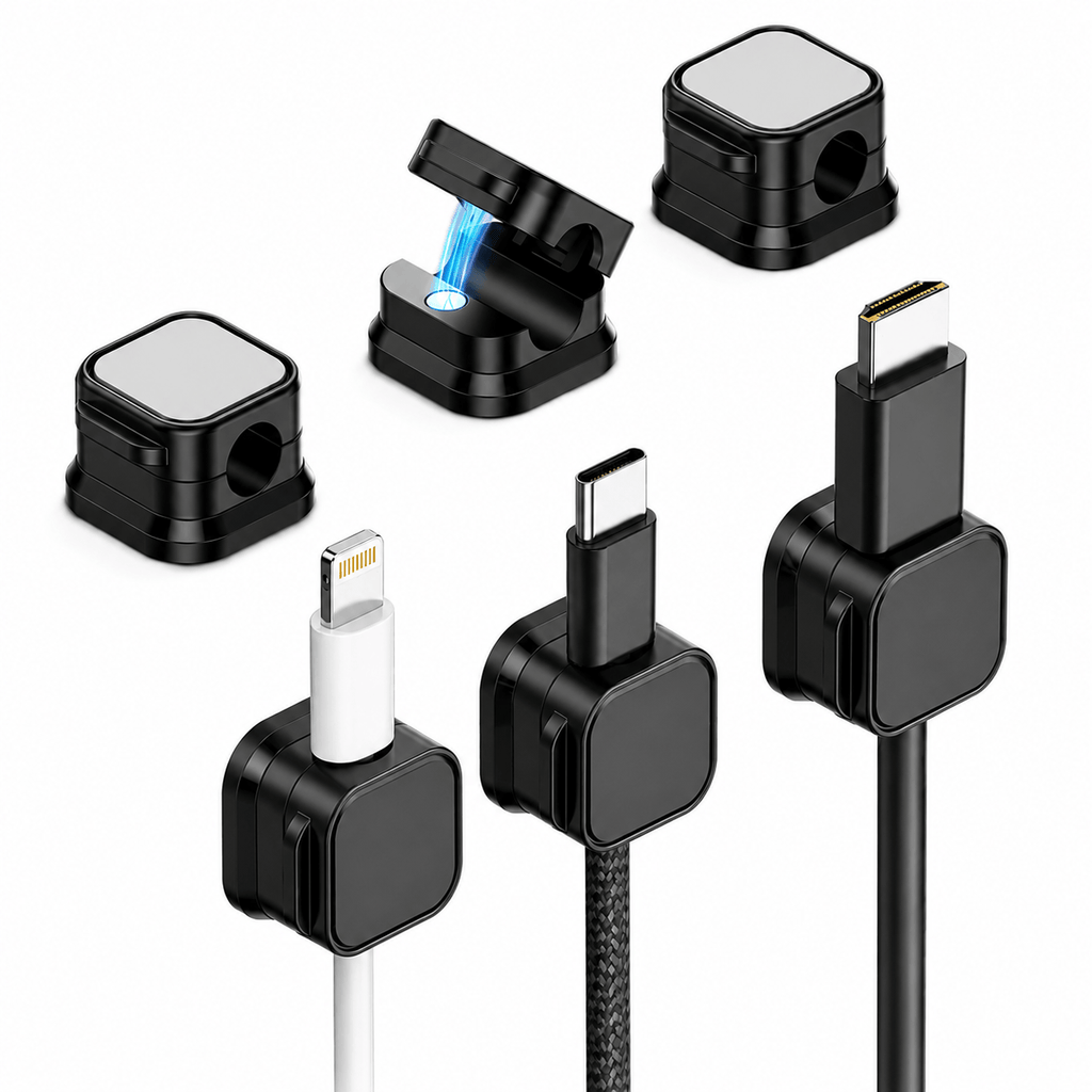 6-Pack Magnetic Cable Clips