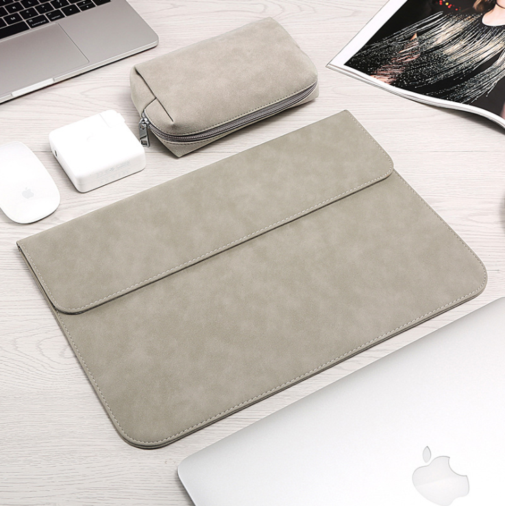 Slim Leather Laptop Sleeve & Protective Carrying Case
