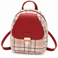 Chic Plaid Mini Backpack